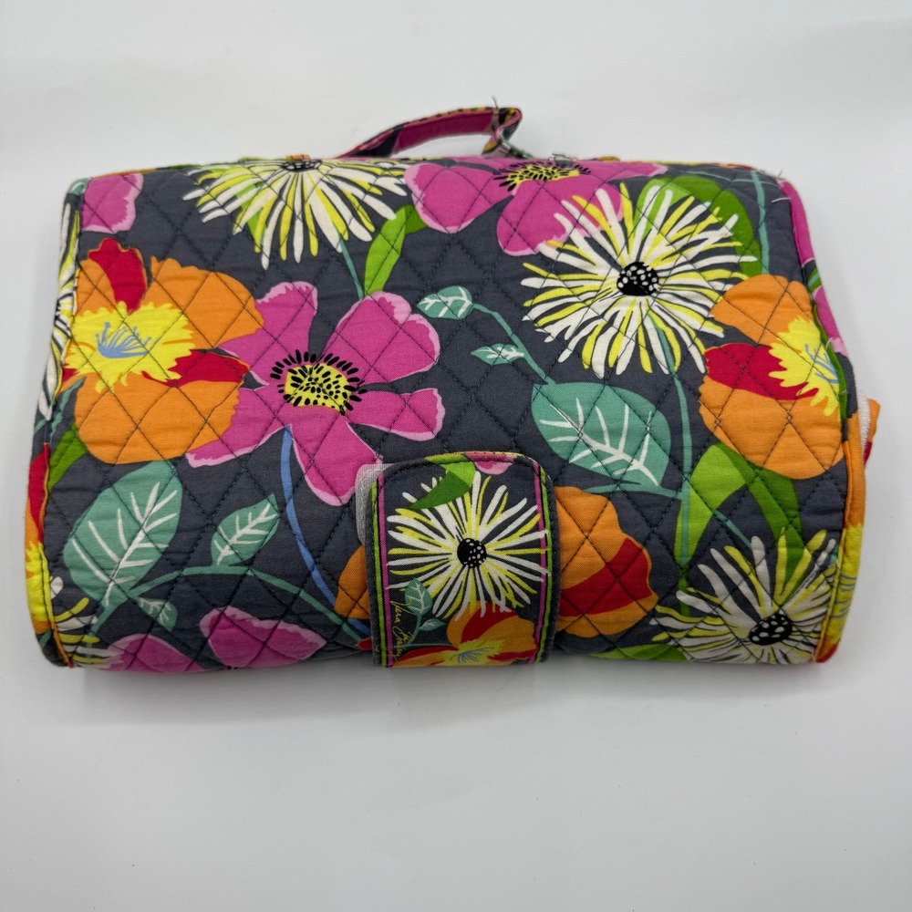 Vera Bradley Quilted Floral Fold Up Changing Pad‎ Diaper Clutch Travel